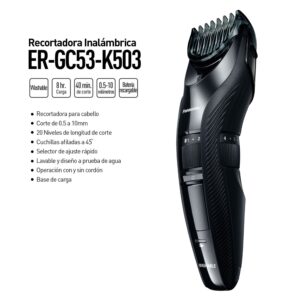 Recortadora de Cabello Panasonic ER-GC53-K503