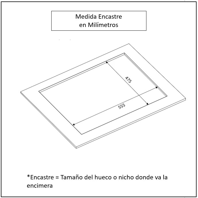 Encimera FDV BLACK 60 51211 - Imagen 5